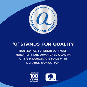 Q-tips Premium Cotton Rounds aloe vera infusion for soothing cleansing
