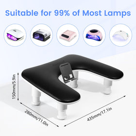 Quaferen Arm Rest ergonomic foam cushion for long manicures