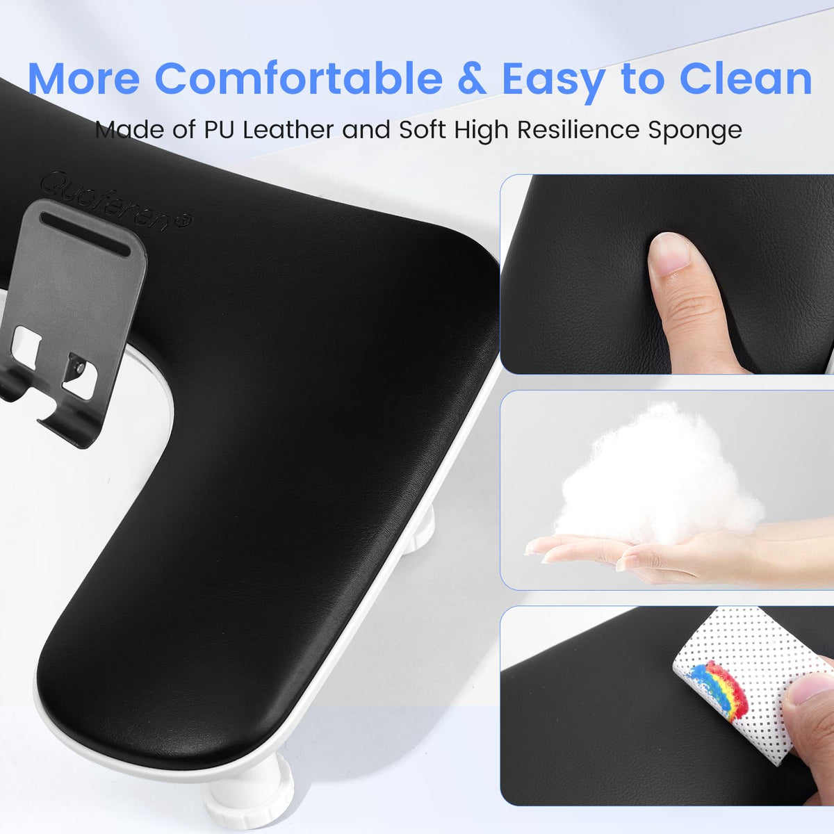 Quaferen Arm Rest compact design stored flat in a drawer