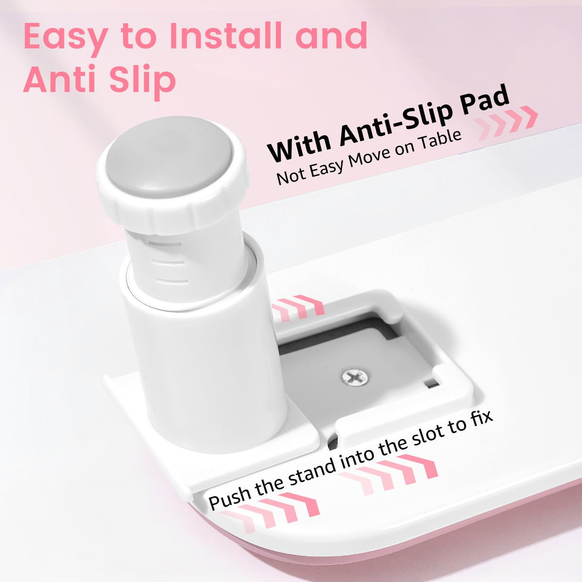 Quaferen Arm Rest PU leather surface cleans easily and resists sweat and stains.