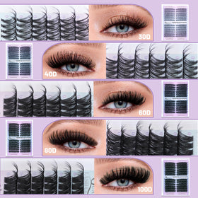 QUAFFLY Lash Extension Kit 100D density for bold glam