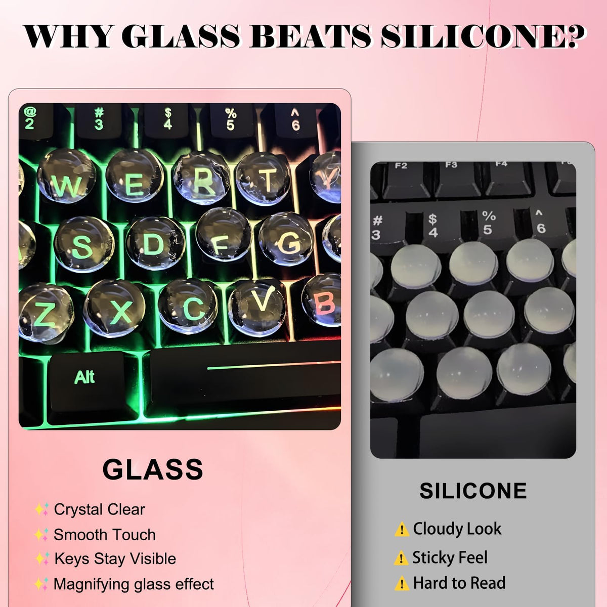 Quafochi reusable keyboard stickers stay securely in place for reliable use.
