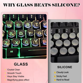 Quafochi reusable keyboard stickers stay securely in place for reliable use.