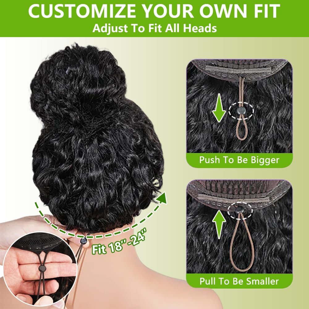 QUANDIAN ready-to-dye wig for flexible styling possibilities