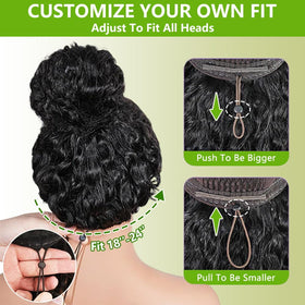 QUANDIAN ready-to-dye wig for flexible styling possibilities