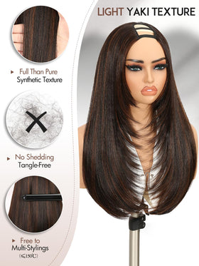 Quantum Love Natural-skin-tone friendly wig suits diverse styles and occasions.