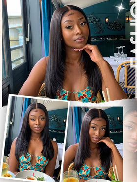 Quantum Love Yaki Straight U Part Wig glueless easy application and removal