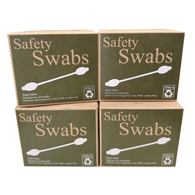 Quanzhou Chenchenchen 4-pack cotton swabs with large tips for gentle cleaning.