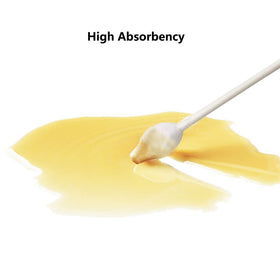 Chenchenchen swabs with sturdy paper sticks prevent bending.