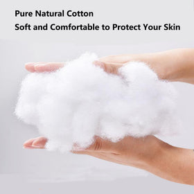 Hypo-allergenic, fragrance-free swabs suitable for adults and babies.