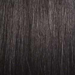 Que by MilkyWay Deep Bulk 14-inch braid close-up reveals rich 1B off-black shade