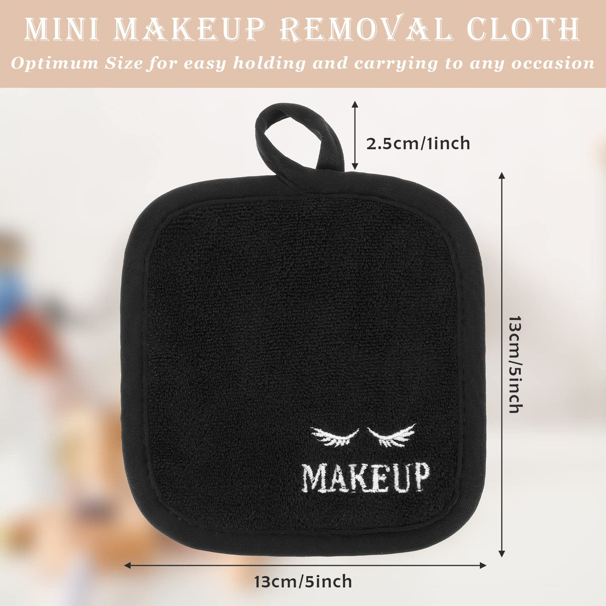 Queekay cloths tested with water for easy makeup removal and smooth glide.