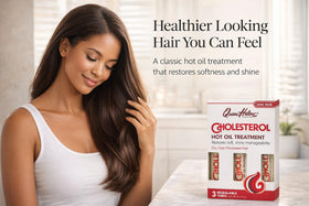 At-home use with Queen Helene cholesterol hot oil treatment delivers salon-like care.