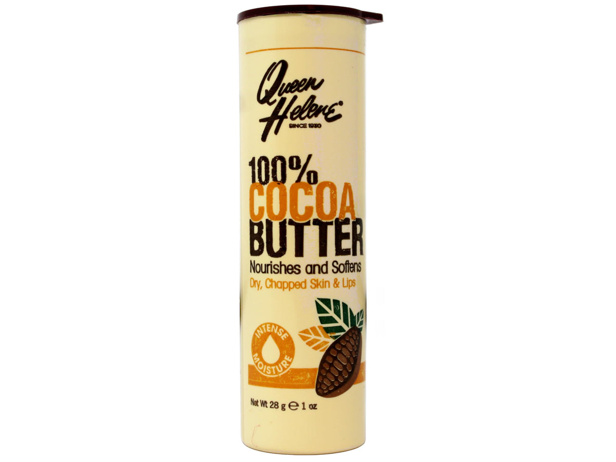 Cream being applied to the face for soft, moisturized skin with Cocoa Butter.