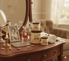 Side view of Queen Helene Cocoa Butter Cream jar.