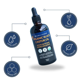 DIY hair mask idea using Queen of the Thrones castor oil for added hydration.