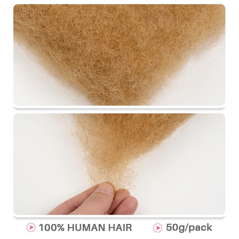 QUEEN VIRGIN REMY QVR Afro Kinky Bulk Hair 50g bundle; ideal for quick styling projects