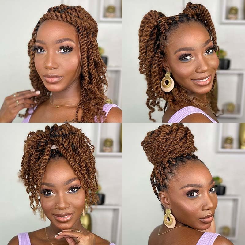 QVR Afro kinky bulk hair color varieties, customizable shade options