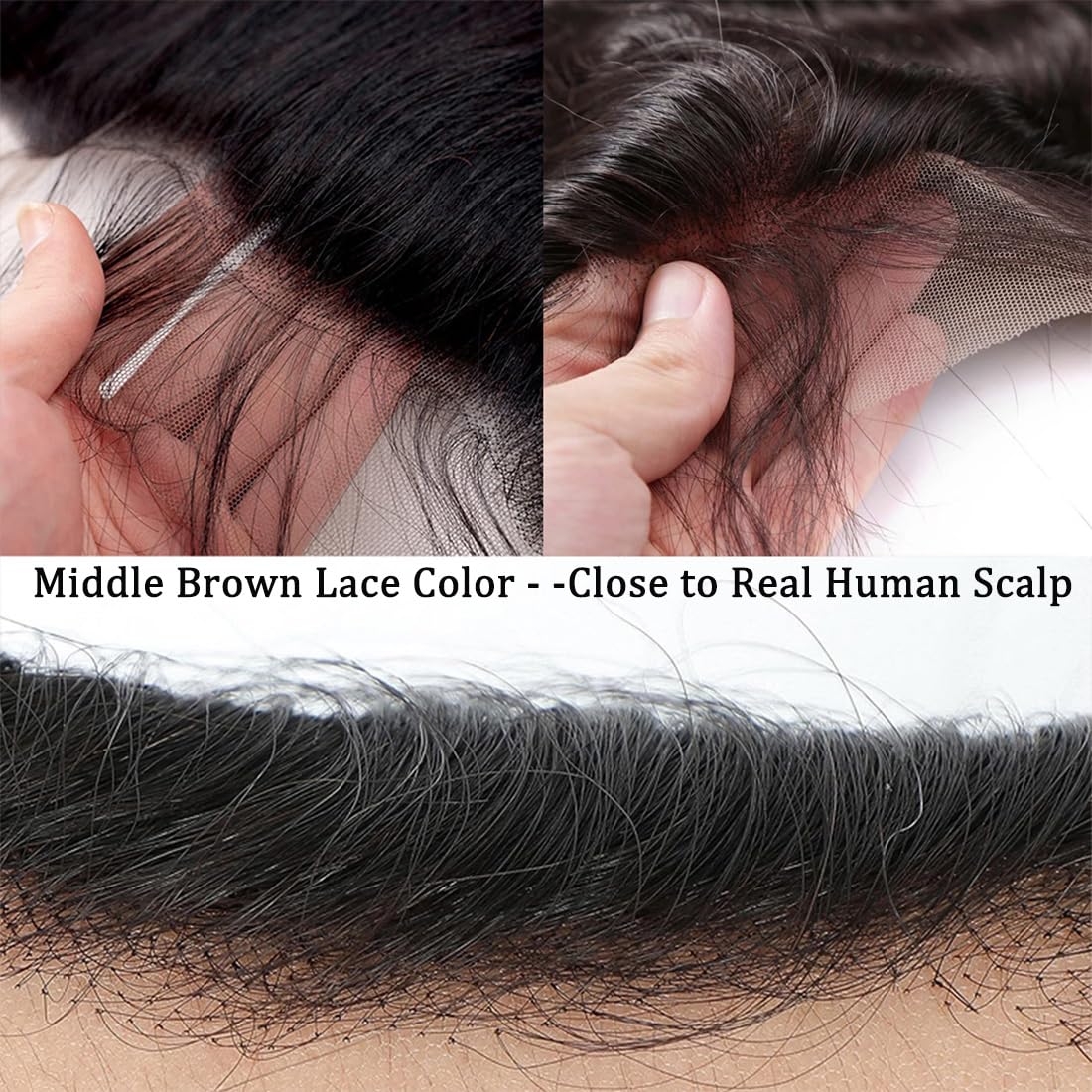 Queenset pre-plucked baby hair adds realistic edge and shape.