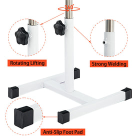 QUEESALN Pedicure Stand easy-assembly for fast setup