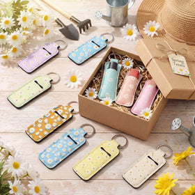 Quelay 40-pack lipstick holder keychains perfect party favors and bridesmaid proposals.