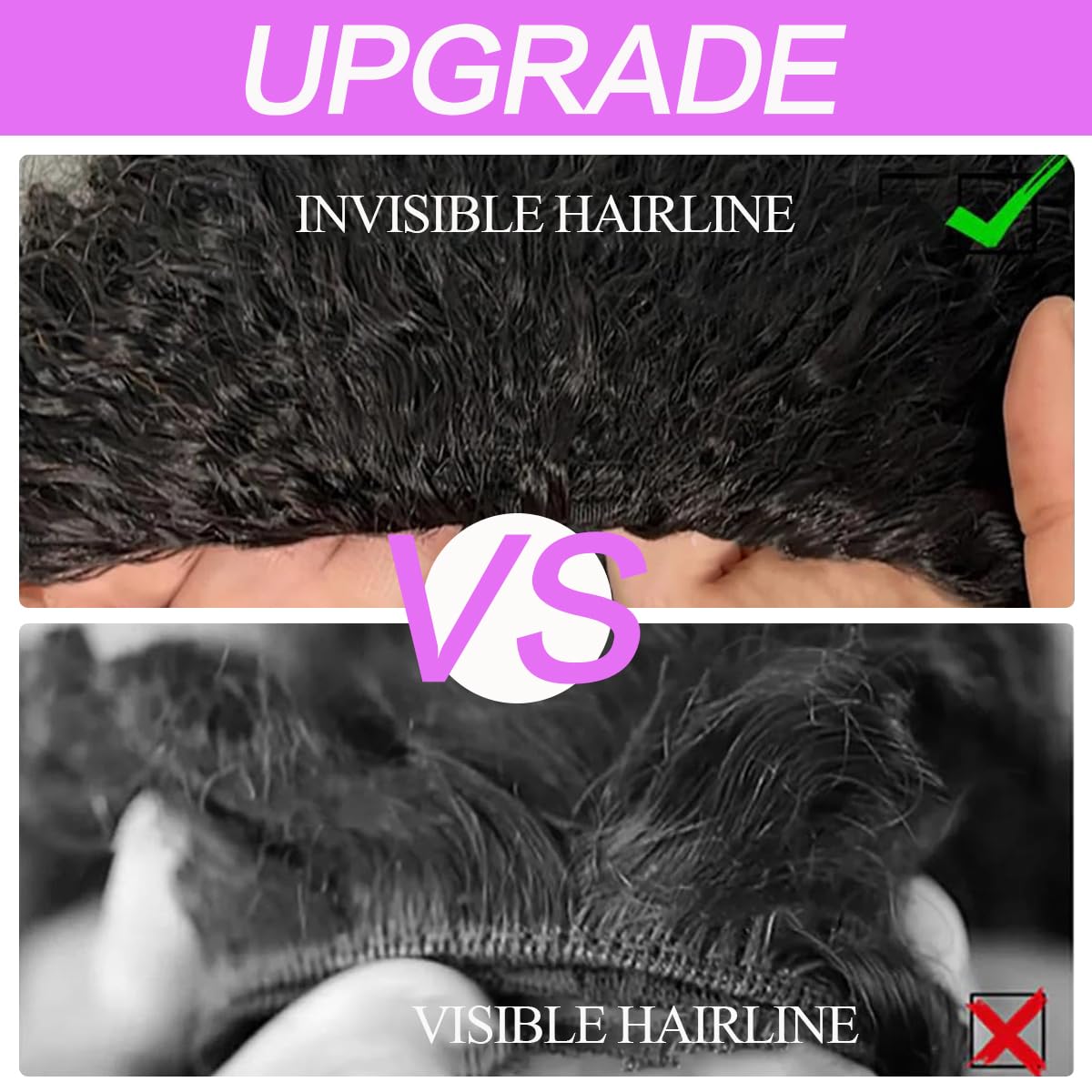 Querary heat-friendly human hair, dye-ready for customization.