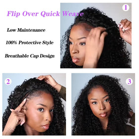 Querary pre-attached combs provide quick, secure fit.