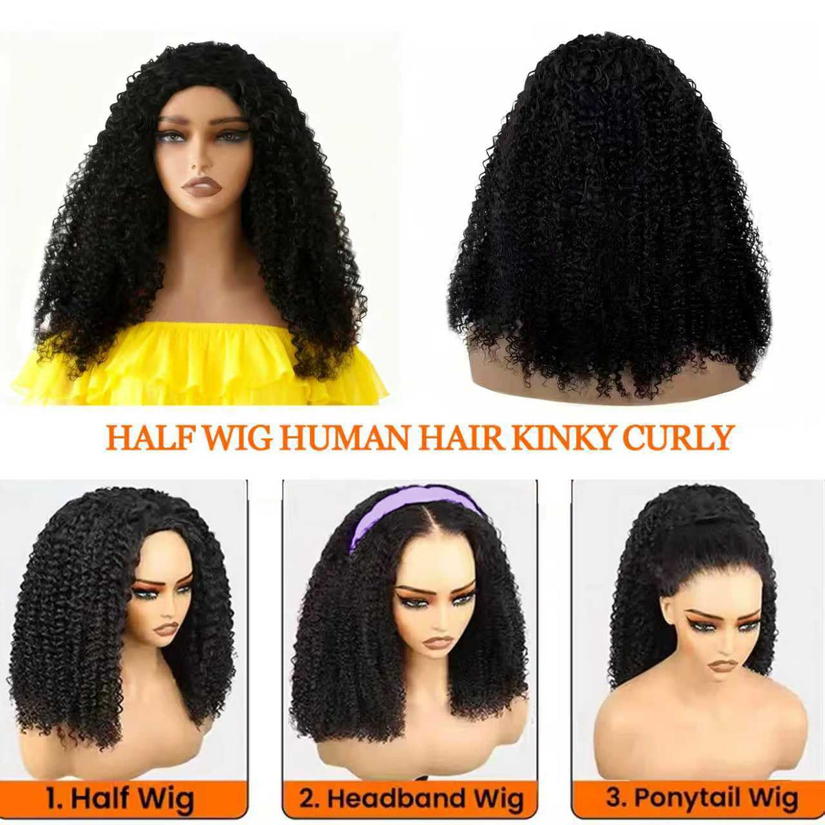 Querary kinky curly wig for side-swept looks and effortless transitions.