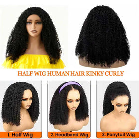 Querary kinky curly wig for side-swept looks and effortless transitions.