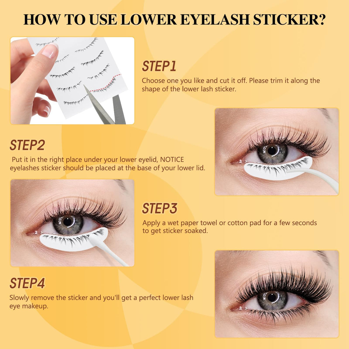 QUEWEL model wearing magnetic lashes demonstrates seamless, secure wear.
