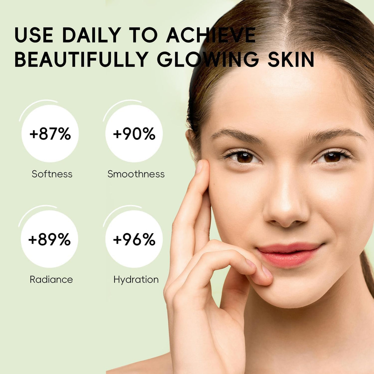 QUIYUM Avocado Eye Cream tube smooths the eye area around fine lines