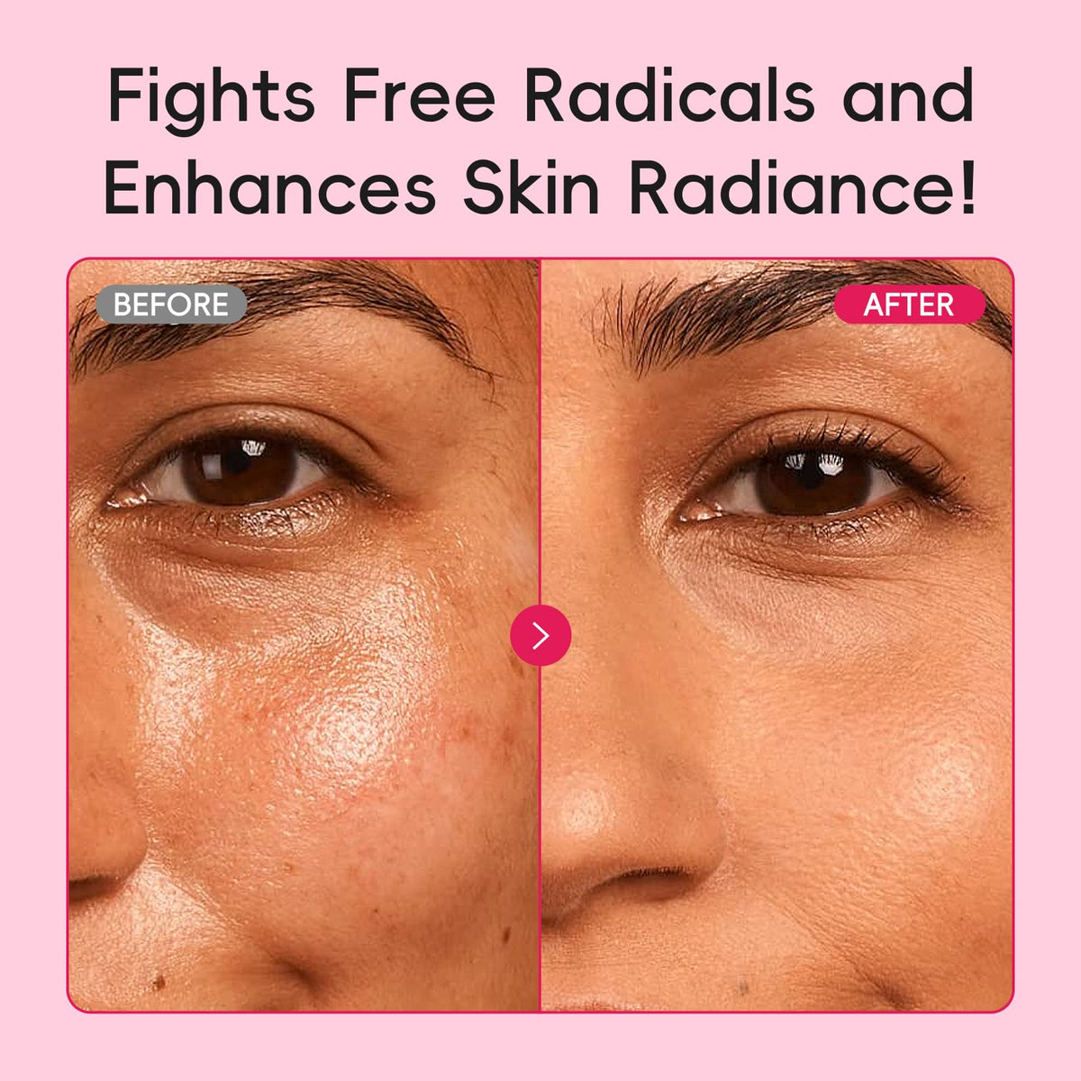 QUIYUM Pomegranate Peptide Serum dropper, targets fine lines with peptide support.