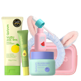 QUIYUM Watermelon Serum bottle offers lightweight hydration for glowing skin