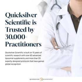 Quicksilver Copper GHK+ Serum glow on cheek suggesting an even complexion.