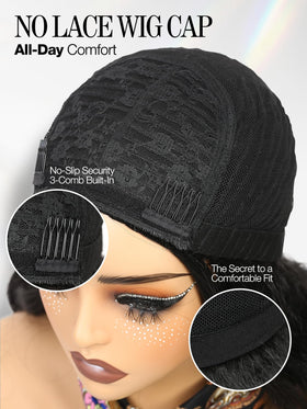 Quickwig beginner-friendly wear emphasizes simple glue-free styling