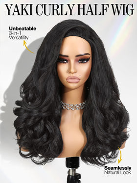 Quickwig headband glueless install demonstrates quick secure styling