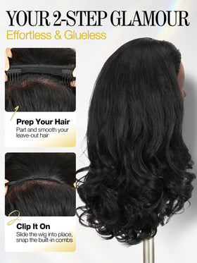 Quickwig seamless cap construction with breathable material for comfort