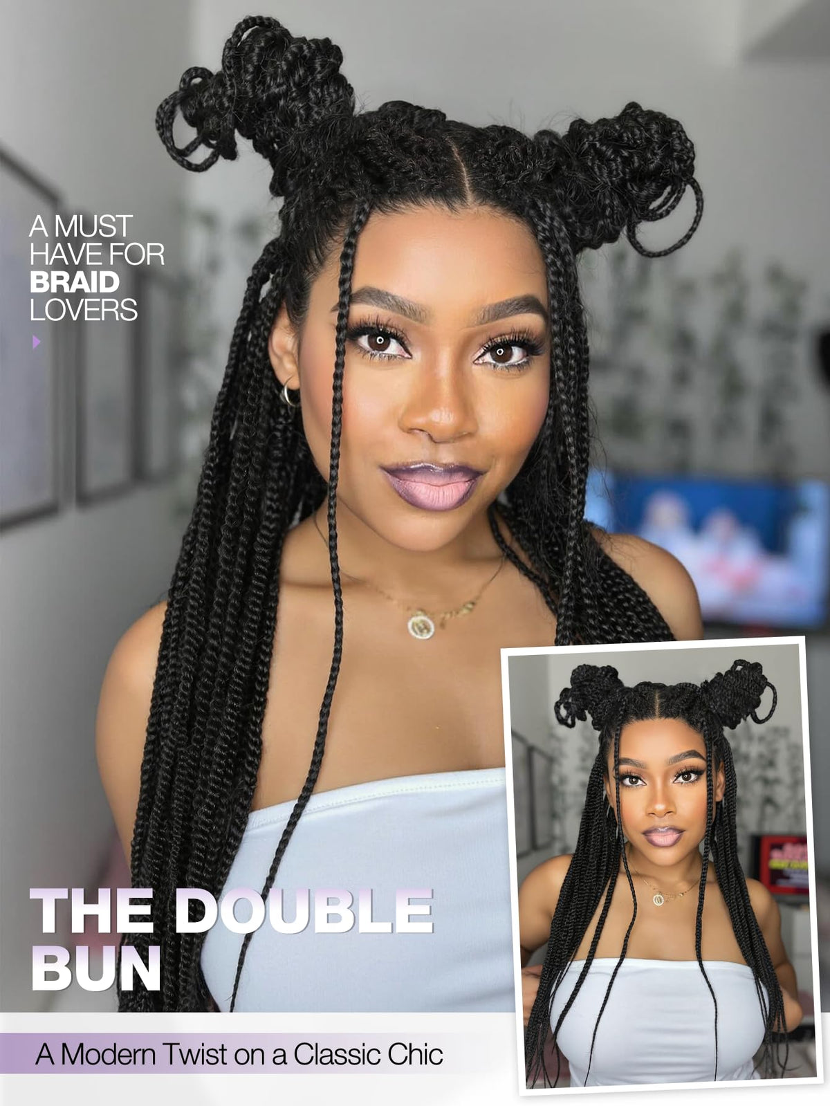 Quickwig Senegalese twist 26in protective-style that gives natural hair a break.