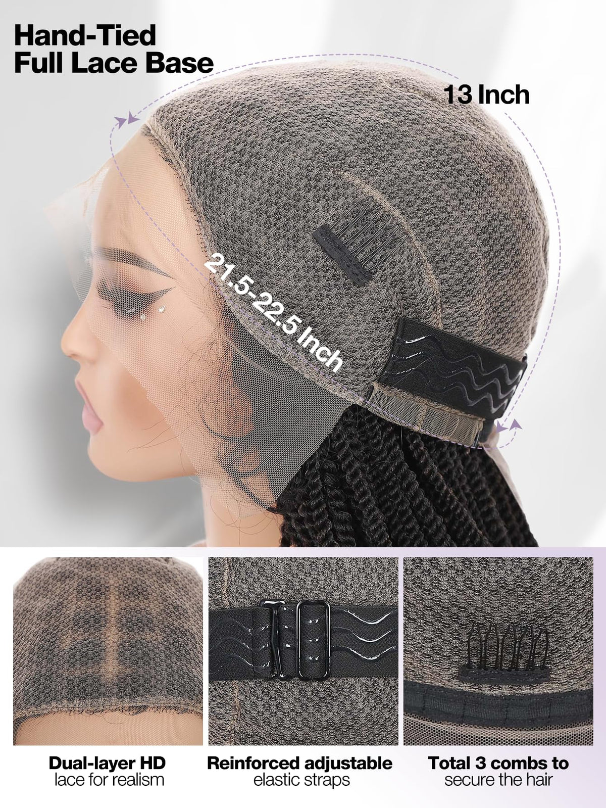Quickwig Senegalese twist 26in tangle-resistant synthetic fibers stay durable.