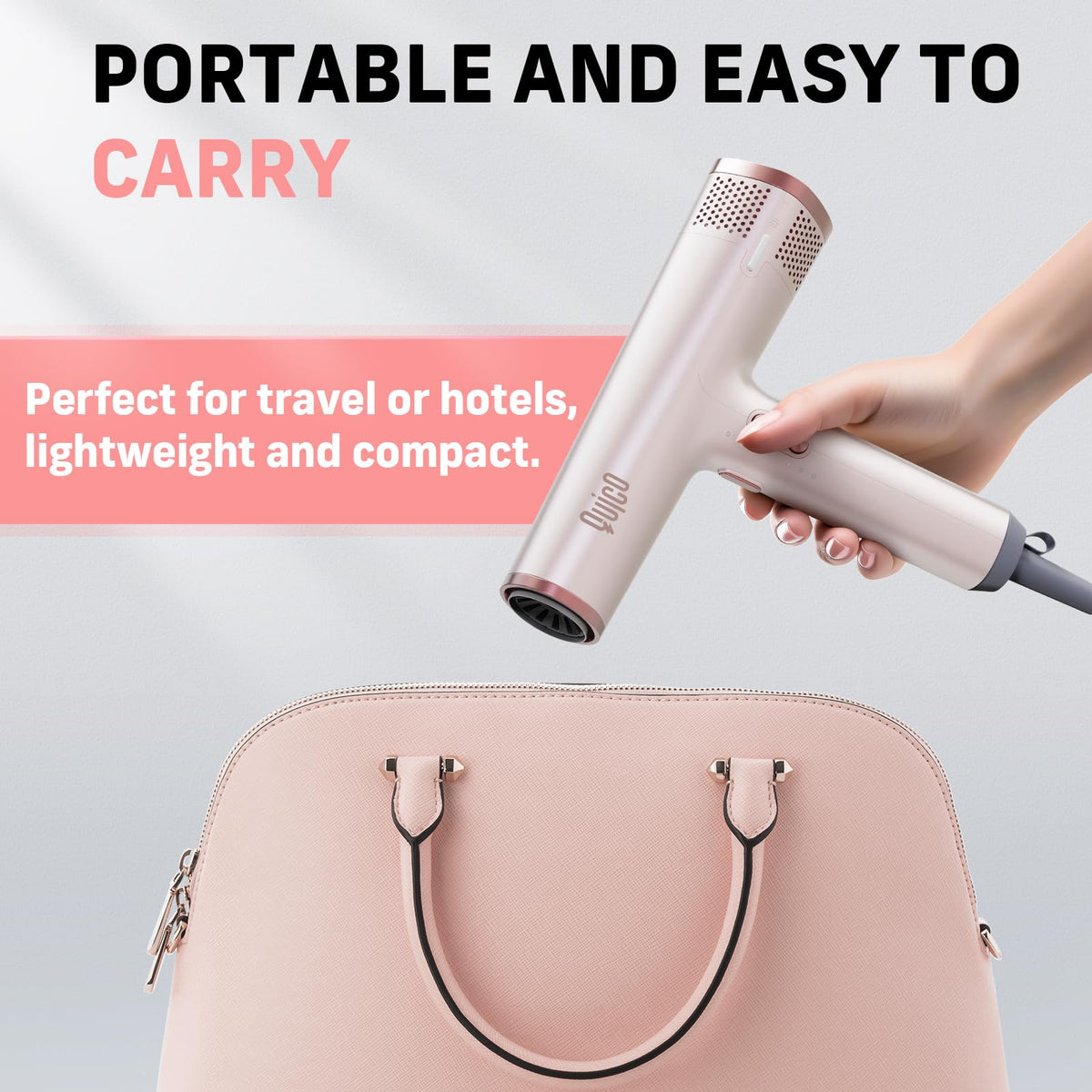 QUICO provides fast drying for quick morning routines