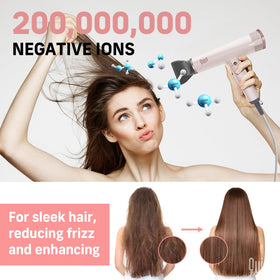 QUICO dryer with ultra-quiet operation at 58dB for calm styling