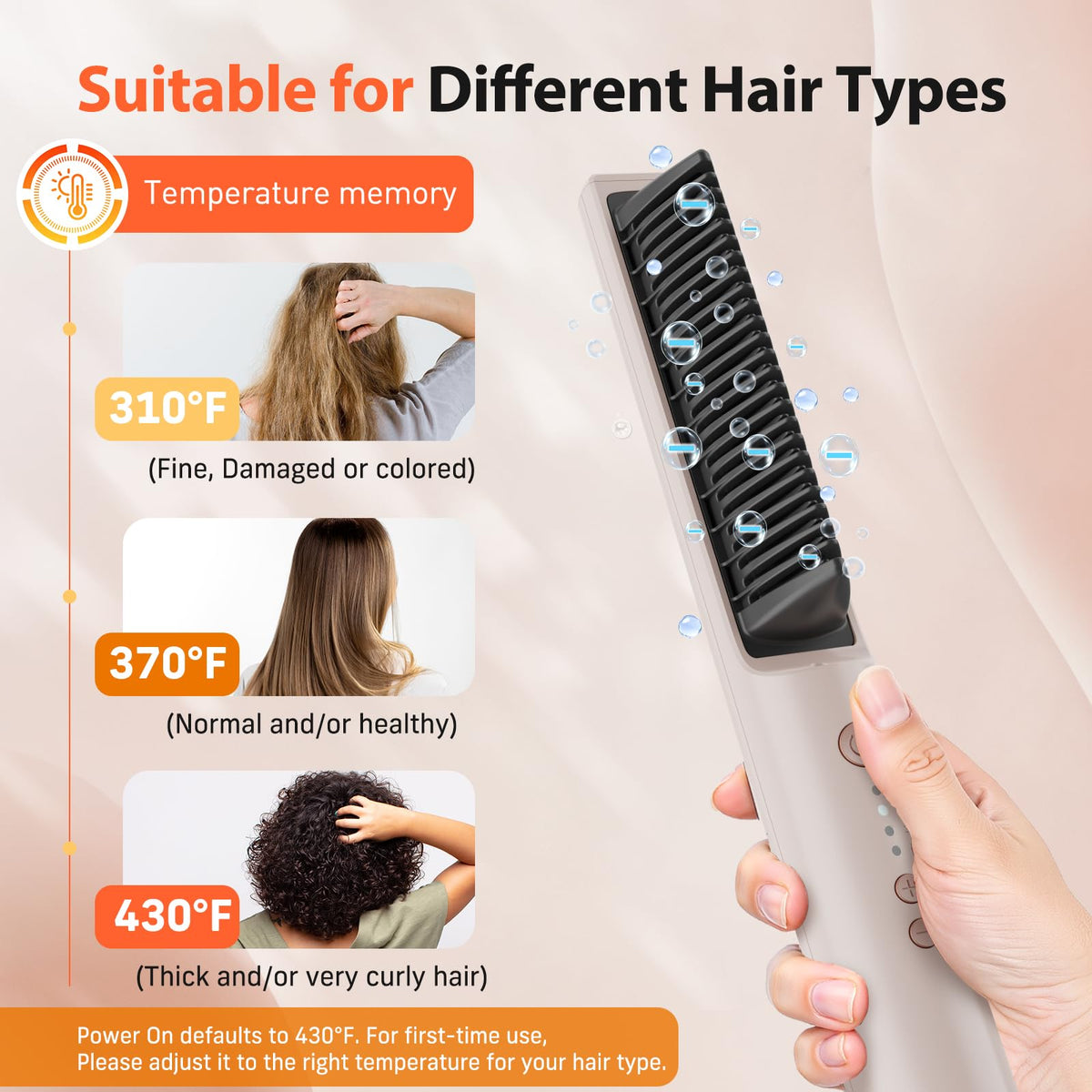 Quico hair-straightener-brush-dual-voltage-travel keeps you ready worldwide.
