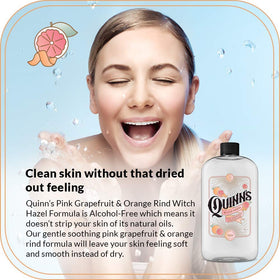 Quinn's Aloe Vera ingredient close-up highlights natural soothing hydration.
