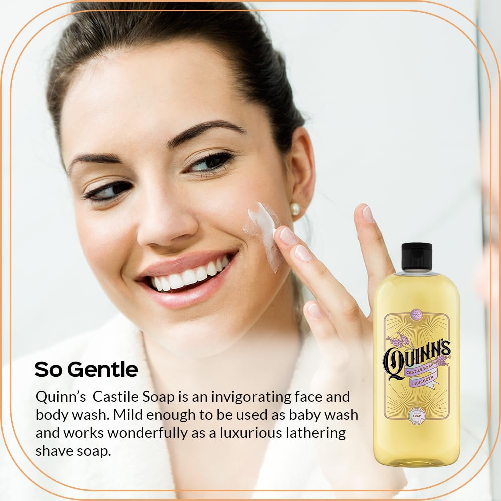 Quinn's Organic vegan ingredients highlight natural plant-based cleansing.