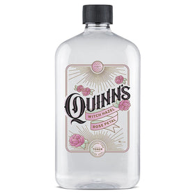 Quinn’s Rose Witch Hazel bottle on display for gentle cleansing and toning