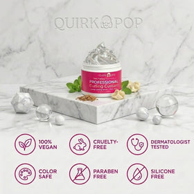 Quirk pop No-Flakes Formula image promises lightweight, clean feel.