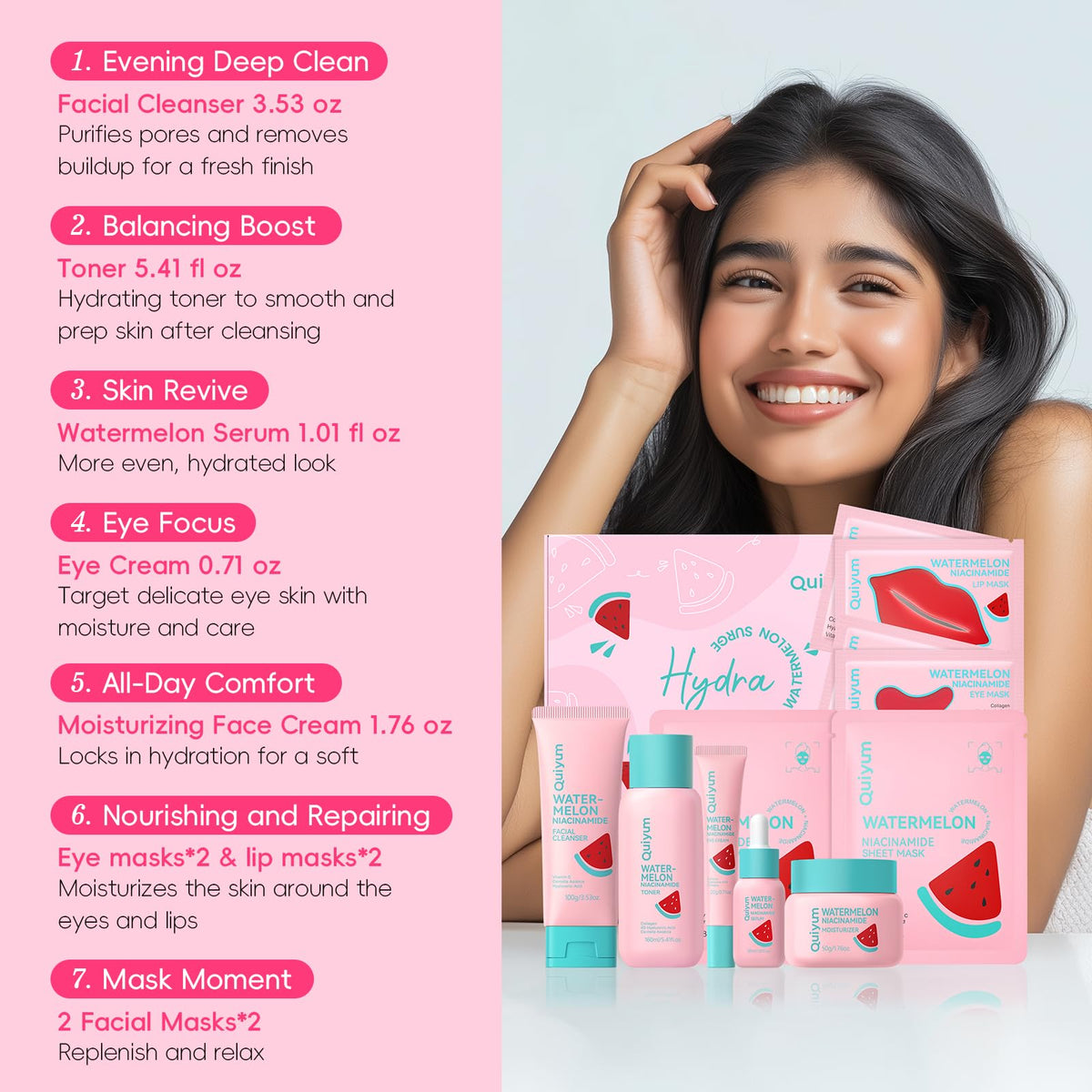 QUIYUM Lip Masks for soft, hydrated lips