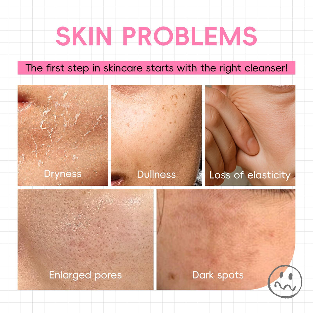 QUIYUM Pink facial brush aiding exfoliation and absorption.