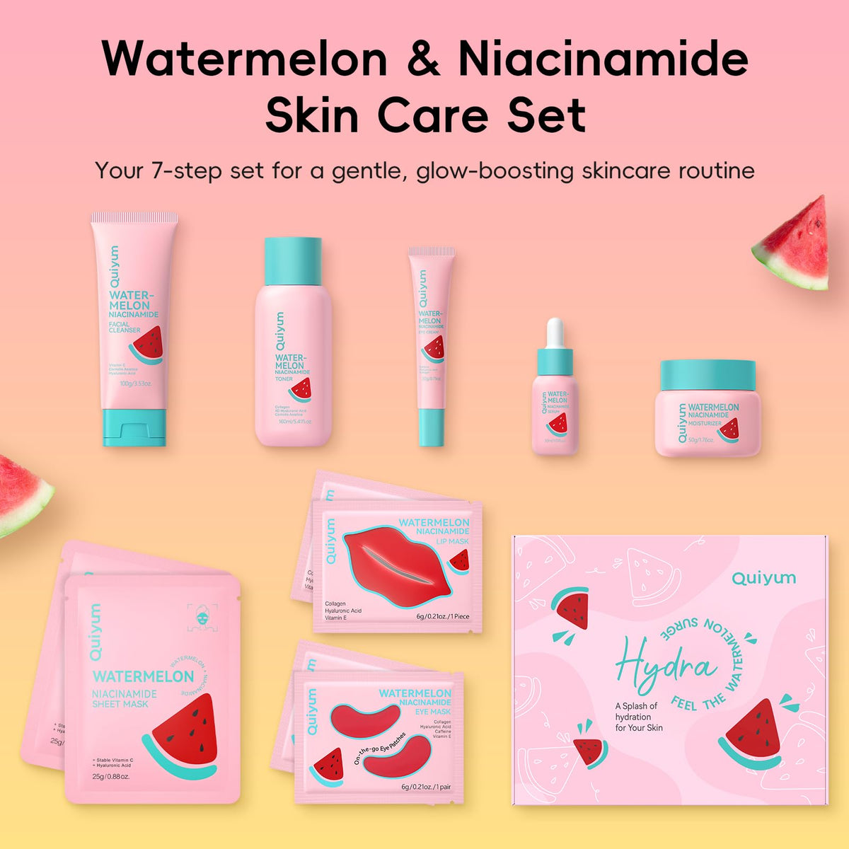 QUIYUM Toner bottle balancing and moisturizing the skin