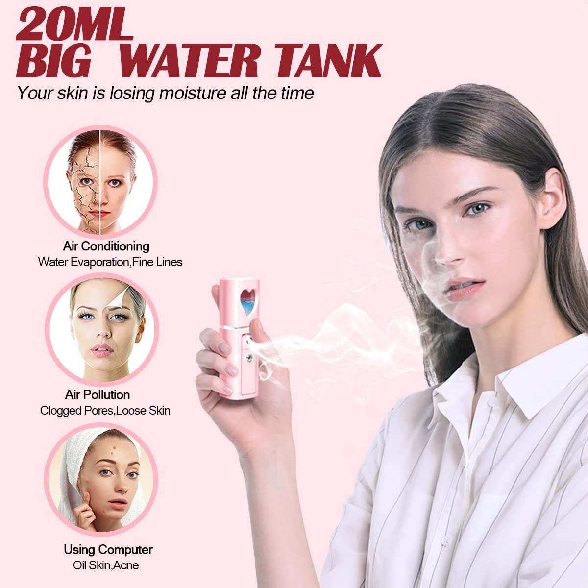 QUKLOGEN eyelash extension mirror helps check alignment from multiple angles.